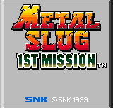Metal Slug - 1st Mission
